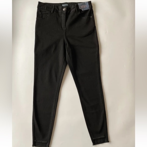 Papaya Denim - Papaya APRIL Super Skinny Jeans Available in L29", L31" Size 12 Black